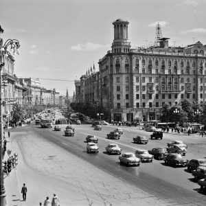 Москва, Улица Горького, 17. 1964 г. Фото: Наума Грановского, ТАСС