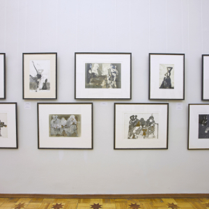 Выставка Алексея Талащука «Эпоха шестого Солнца» в Российской академии художеств. Фото: Виктор Берёзкин, пресс-служба РАХ