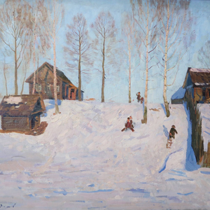 Выставка живописи Валентина Сидорова (1928-2021) «Там, за лесом, моё детство» в Москве
