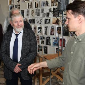 Первый вице-президент РАХ В.Г. Калинин посетил Творческие мастерские РАХ в Красноярске