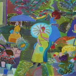 «Мой сад, мой цвет». Выставка произведений Ирины Лотовой в Российской академии художеств 