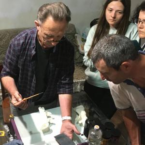 Лекция и мастер-класс по печатной графике Владимира Зуева в Дагестане