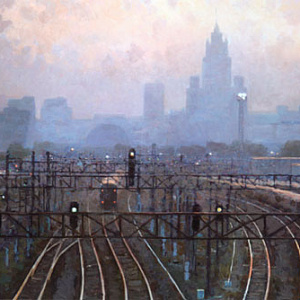 Выставка произведений живописи и графики, посвященная 175-летию железных дорог России.