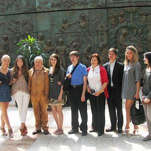 Встреча  президента Российской академии художеств З.К.Церетели с американскими студентами