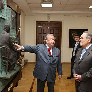 Минтимер Шаймиев посетил выставку Зураба Церетели в Казани