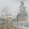 «О зиме уходящей…». Выставка произведений Надежды Панюшевой в Библиотеке РАХ