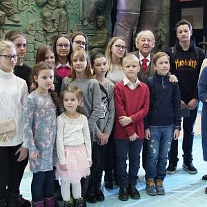 Встреча З.К.Церетели с победителями конкурса «Золотое кольцо глазами детей».