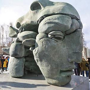 В Красноярске открыта скульптурная композиция  «Transformatiо» работы члена-корреспондента РАХ Д.Намдакова