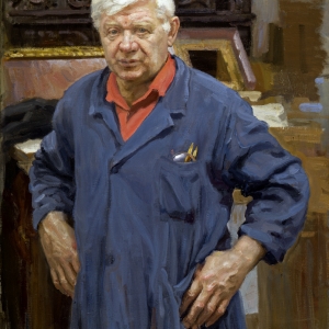 В.А. Штейн. Портрет Альберта Александровича. 2003. Холст, масло. 105х83.