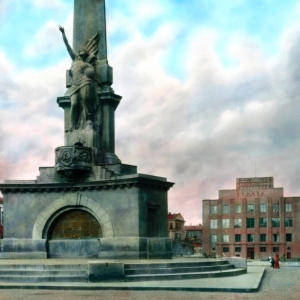 Н.А.Андреев. Монумент советсткой Конституции. 1918-1919.Москва