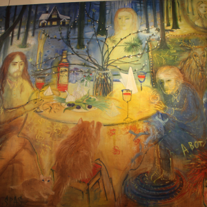 «Звёздный дождь». Выставка произведений Т.Сельвинской и ее учеников в Абрамцево