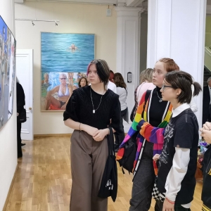 Выставка живописи Михаила Омбыш-Кузнецова в Новосибирске
