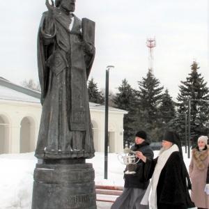 Освящение памятника Св Николаю Чудотворцу в Пошехонье. Фото - Ю.Смирнова