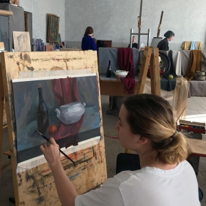 Онлайн-программа по «Академической живописи» акварелью стажера Творческой мастерской  РАХ Е.Ломовой