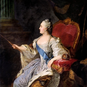 Ф.С.Рокотов (1835-1808). Коронационный портрет Екатерины II (1763)