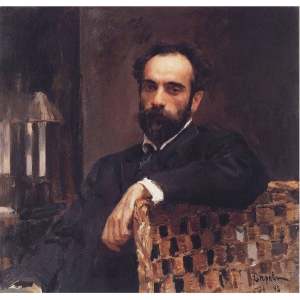 В.А.Серов (1865-1911). Портрет И.И.Левитана. 1893. Государственная Третьяковская галерея.