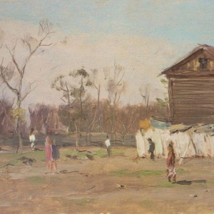Выставка произведений Николая Ромадина в Русском музее.