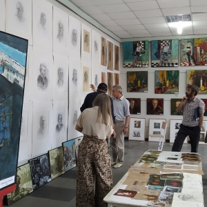 Член-корреспондент РАХ Абдулзагир Мусаев провёл просмотр на худграфе Дагестанского государственного педагогического университета