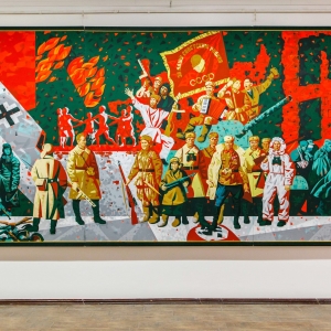 «Война и Мир».  Выставка произведений  Александра Быстрова и учеников в МВК РАХ