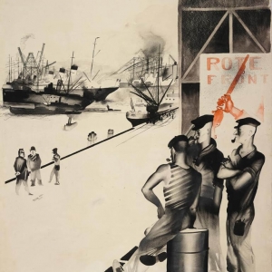 Выставка «Юрий Пименов» в Новой Третьяковке. Гамбург. 1928.