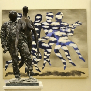 Л.М.Баранов (1943-2022). Фрагмент экспозиции «Своевременное искусство» в Российской академии художеств