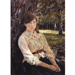 В.А.Серов (1865-1911). Девушка, освещенная солнцем. 1888. Государственная Третьяковская Галерея.