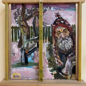 И.В.Пчельников (1931-2021). Автопортрет. Холст, масло, дерево. 2014