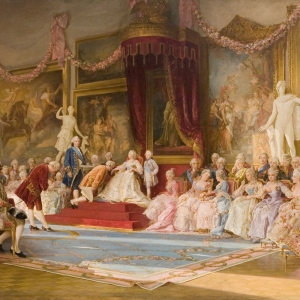 В.Якоби. Инаугурация Академии художеств 7 июля 1765 года. 1889.